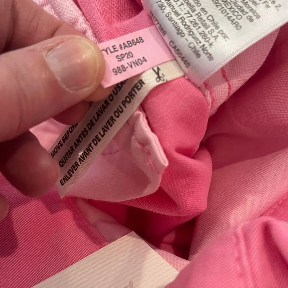 nwt j crew vintage straight Pink Pants 28 with perfecting pockets